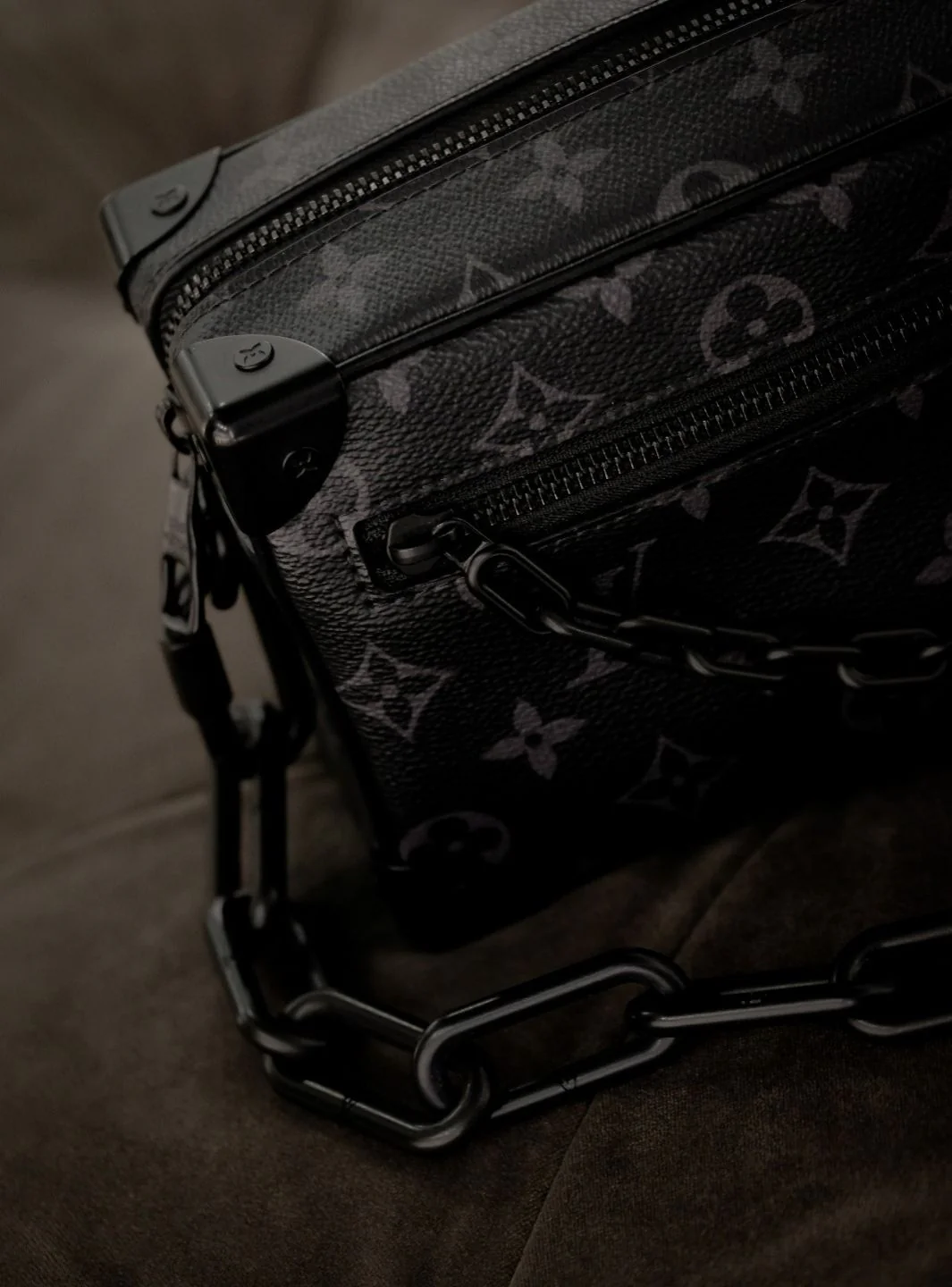 Louis Vuitton Pochette Soft Trunk Mini Monogram Eclipse - Image 15