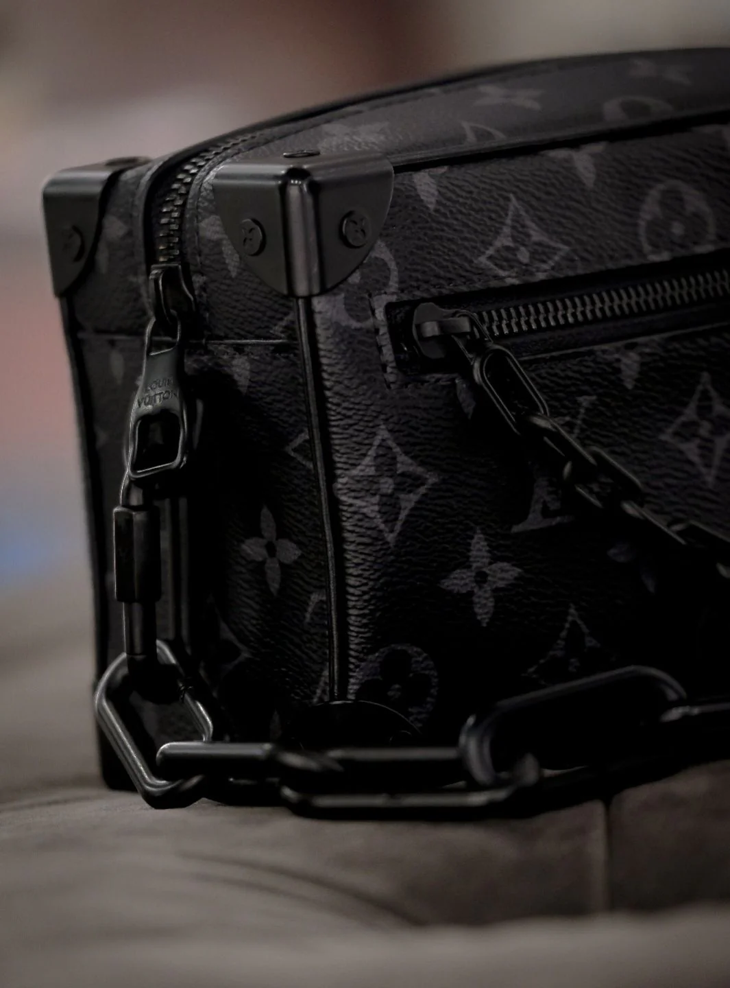 Louis Vuitton Pochette Soft Trunk Mini Monogram Eclipse - Image 16