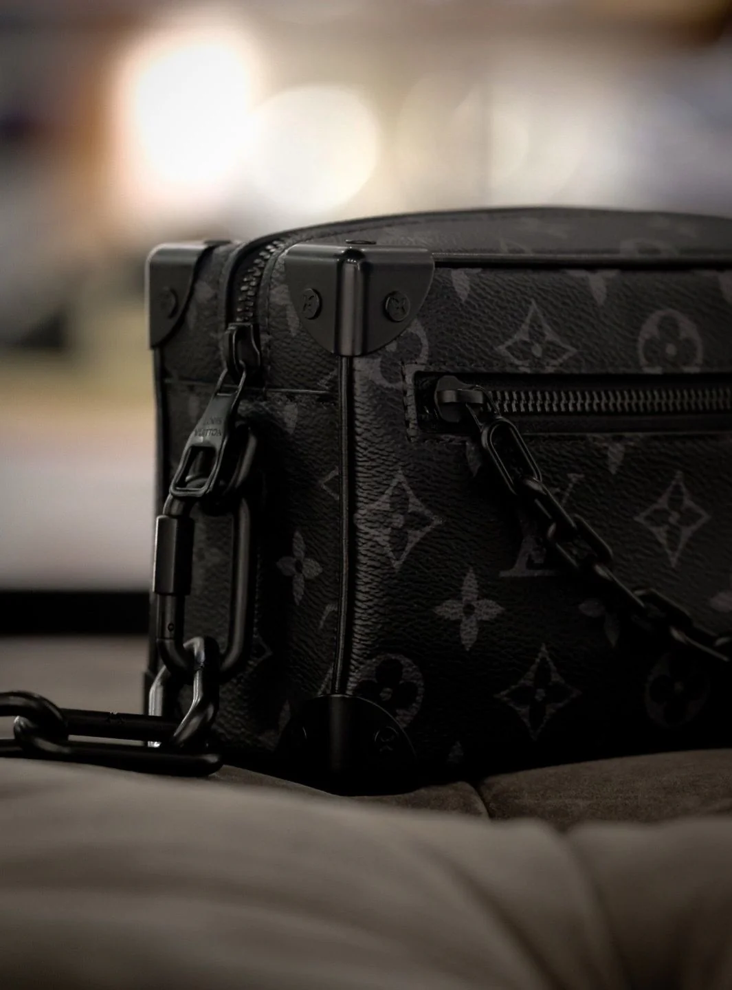 Louis Vuitton Pochette Soft Trunk Mini Monogram Eclipse - Image 8