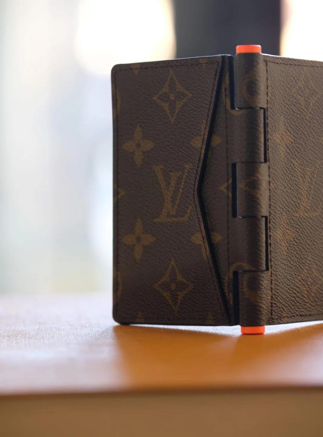 Louis Vuitton Pocket Organizer Monogram Solar Ray Orange Brown - Image 9