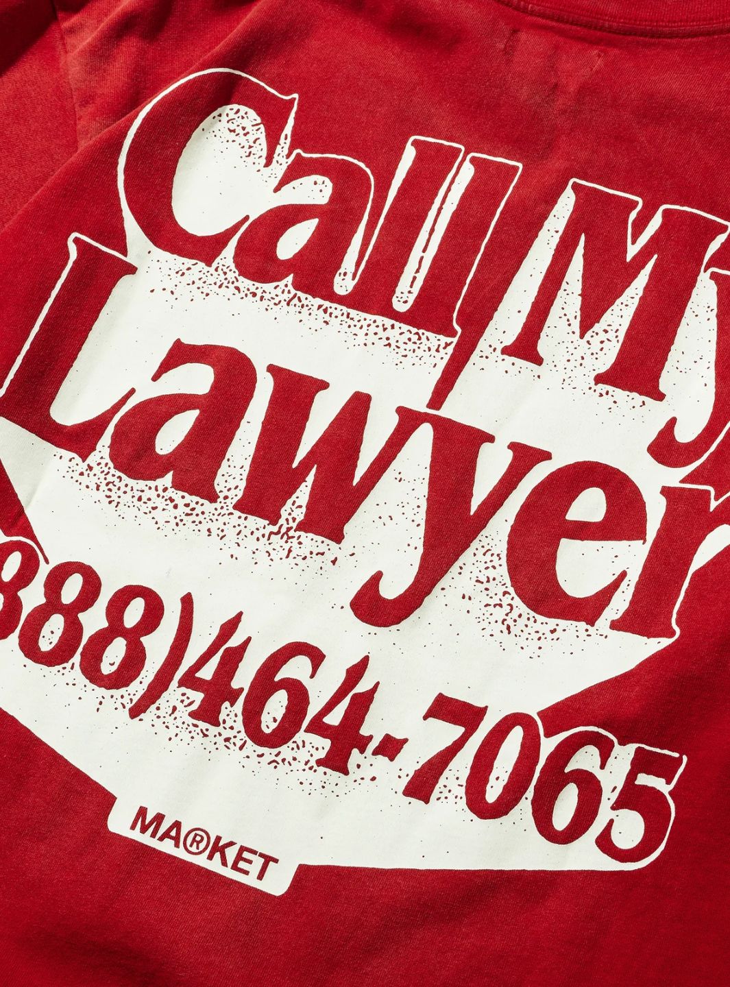 Market Studios Call My Lawyer 3D T-Shirt Candy Red - Image 3