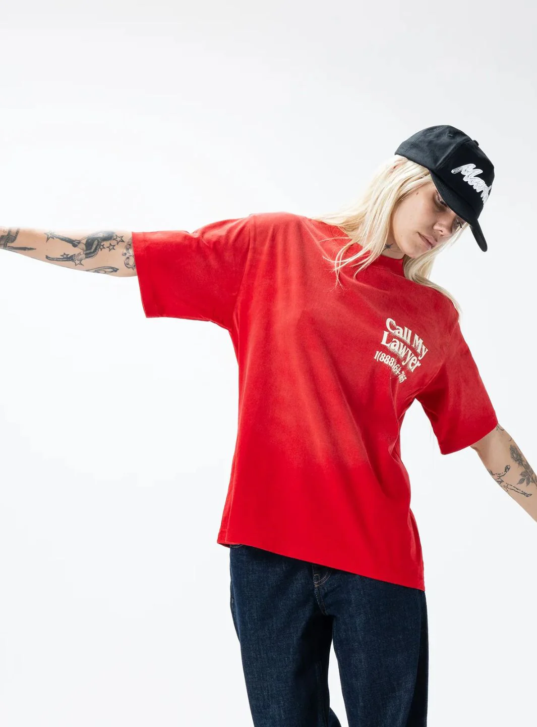 Market Studios Call My Lawyer 3D T-Shirt Candy Red - Image 5