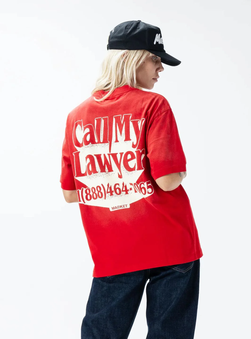 Market Studios Call My Lawyer 3D T-Shirt Candy Red - Image 6