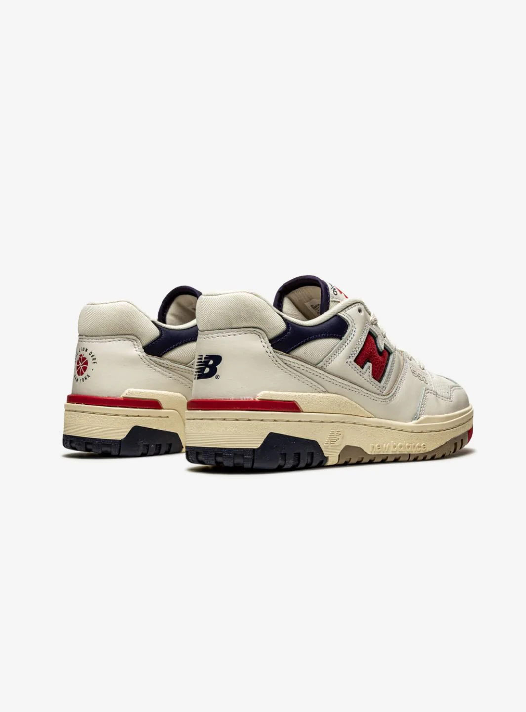 New Balance 550 Aimé Leon Dore White Navy Red - Image 3