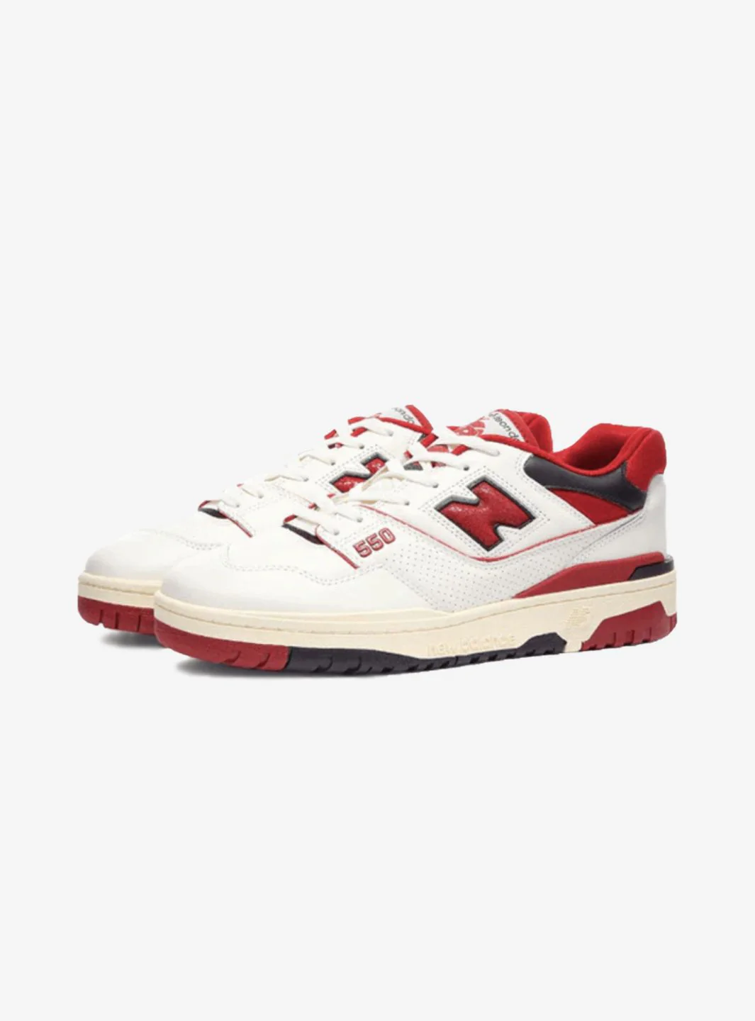 New Balance 550 Aimé Leon Dore White Red - Image 2