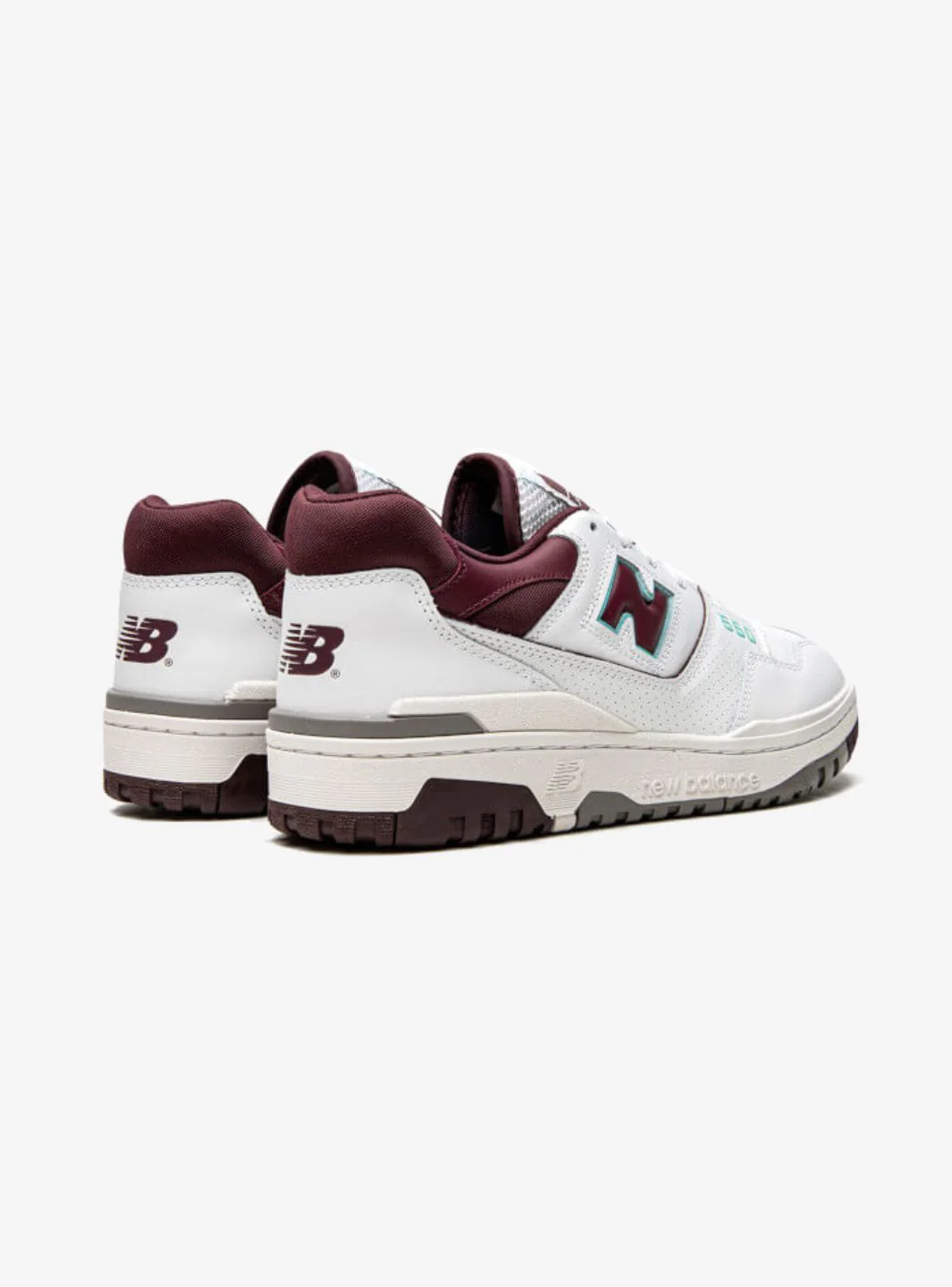 New Balance 550 Burgundy Cyan - Image 3