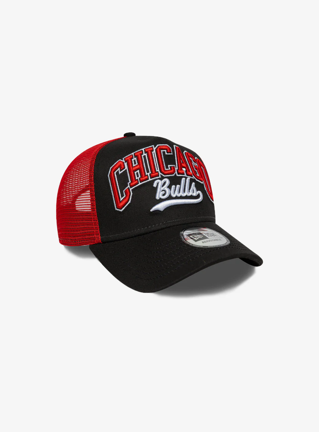 New Era Chicago Bulls NBA Script E-Frame Trucker 9FORTY Cap - Image 3