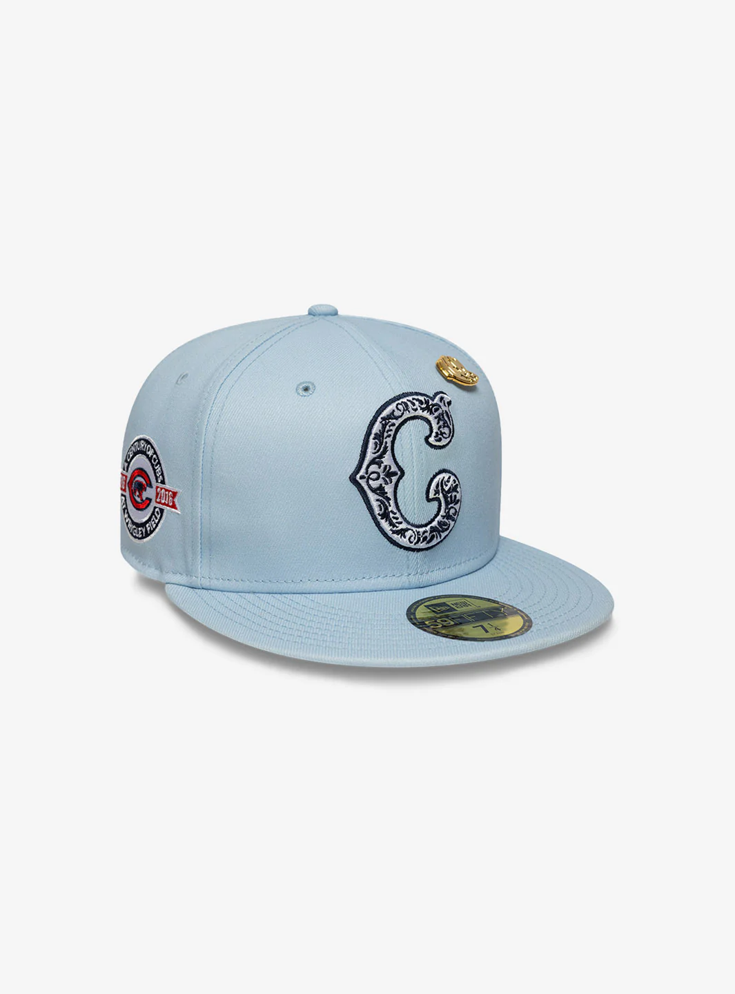 New Era Chicago Cubs Cooperstown Seasonal Pastel Blue 59FIFTY Cap - Image 3