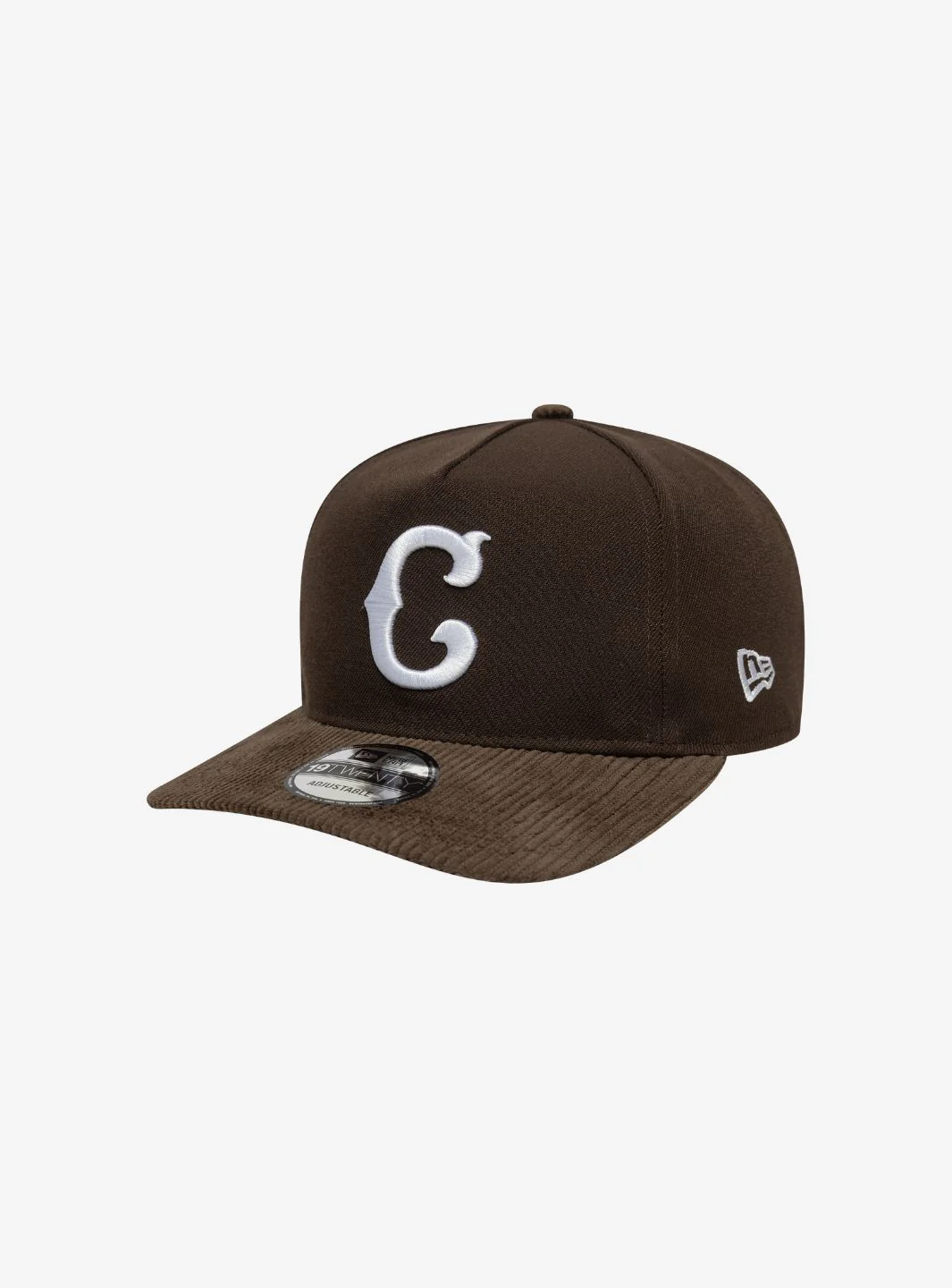 New Era Chicago Cubs MLB Cooperstown Cord Dark Brown 19TWENTY Adjustable Cap