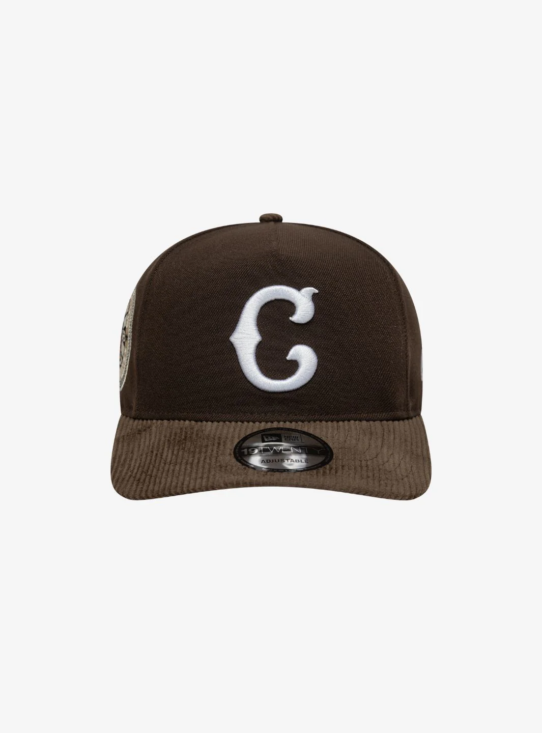 New Era Chicago Cubs MLB Cooperstown Cord Dark Brown 19TWENTY Adjustable Cap - Image 2