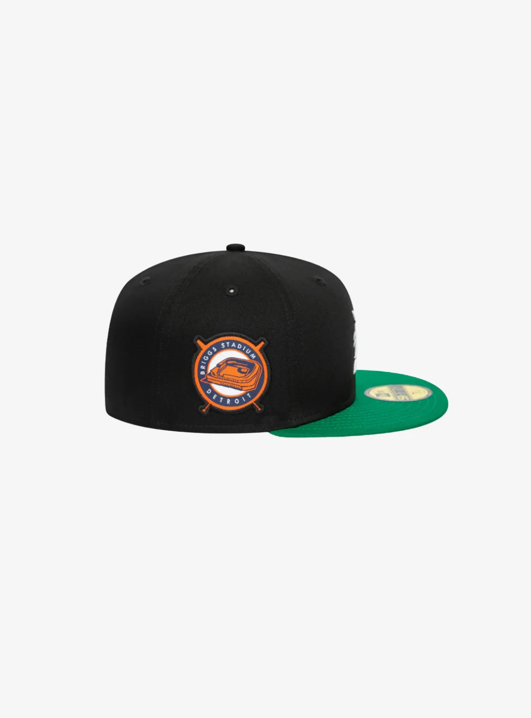 New Era Detroit Tigers Team Colour 59FIFTY Black/Green Fitted Cap - Image 4