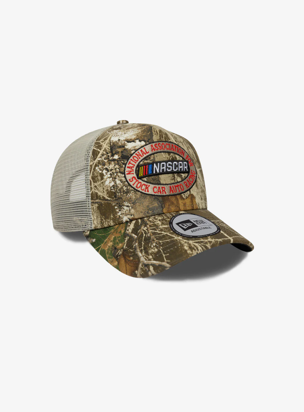 New Era Nascar Classics Camo E-Frame Trucker 9FORTY Cap - Image 3