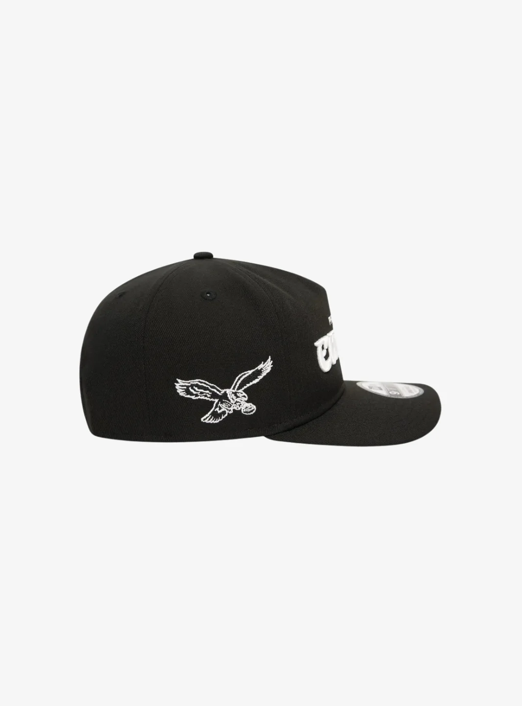 New Era Philadelphia Eagles NFL Curved Brim 9FIFTY A-Frame Coaches Black Snapback Cap - Image 5