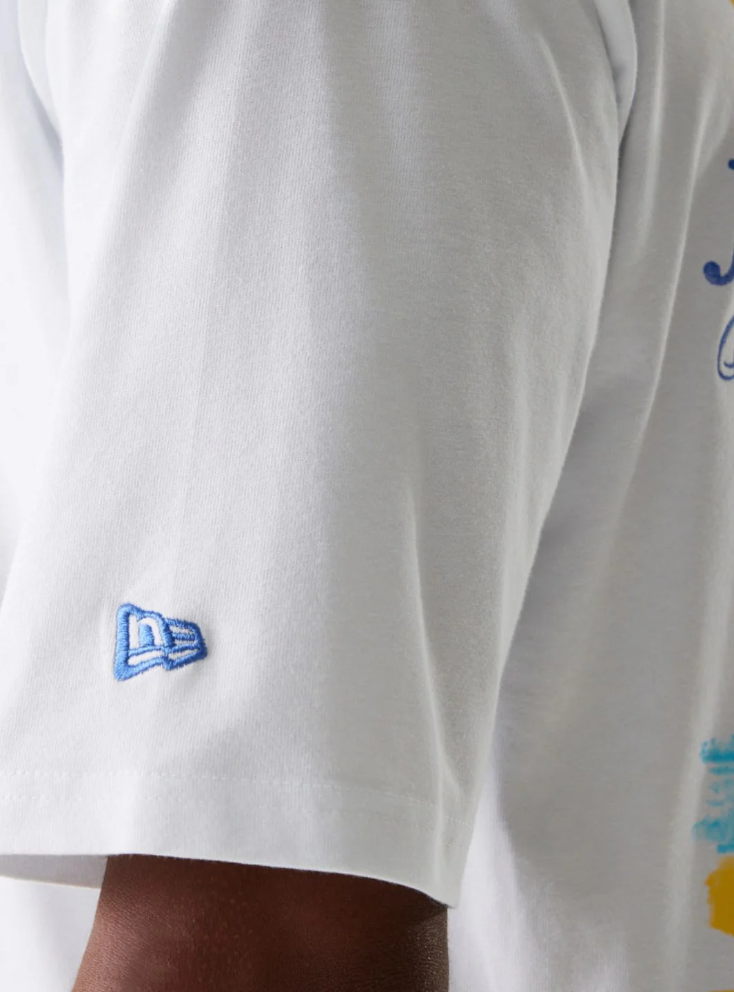 New Era Vacation Graphic Oversized T-Shirt White - Image 4