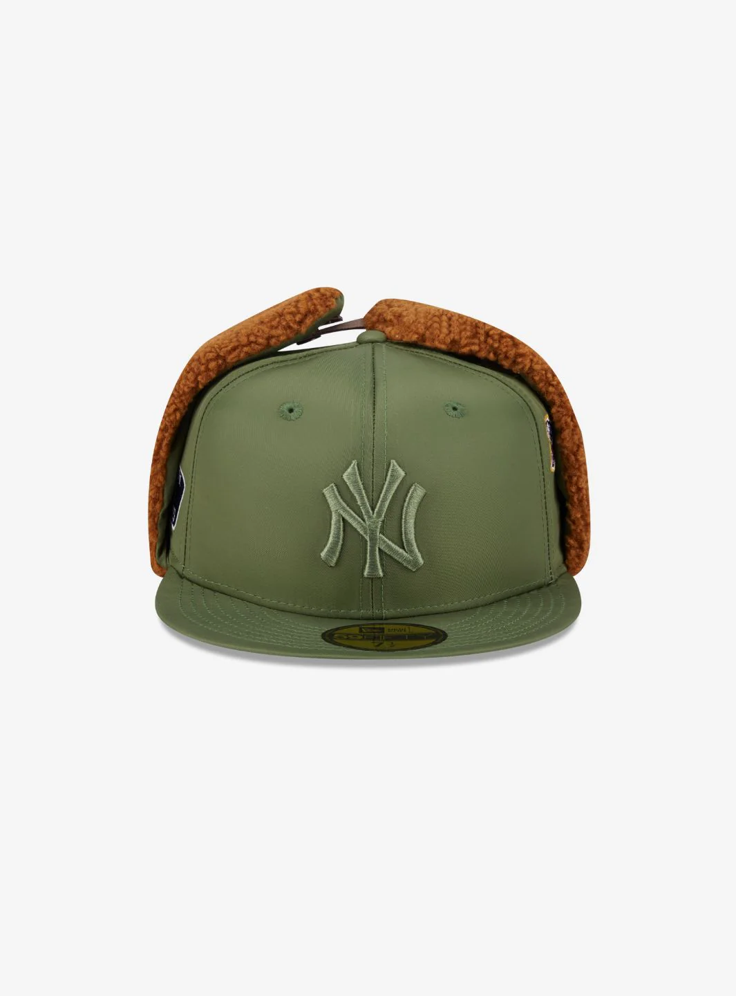 New Era x Alpha Industries 59FIFTY Olive Green Dog Ear Fitted Cap - Image 2