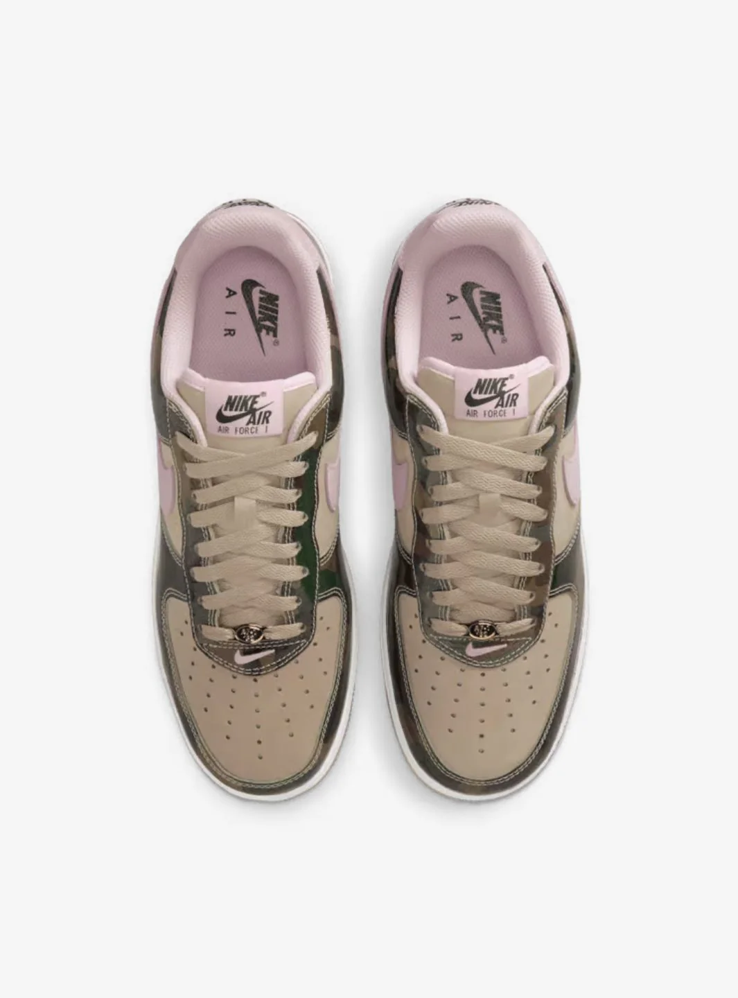 Nike Air Force 1 Low '07 LV8 Patent Camo Pink - Image 3