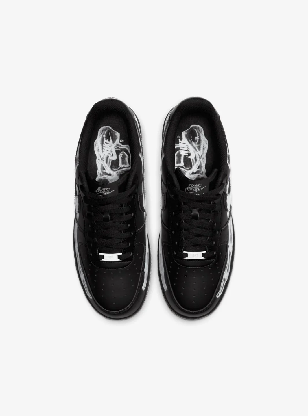 Nike Air Force 1 Low Black Skeleton Halloween (2019) - Image 6