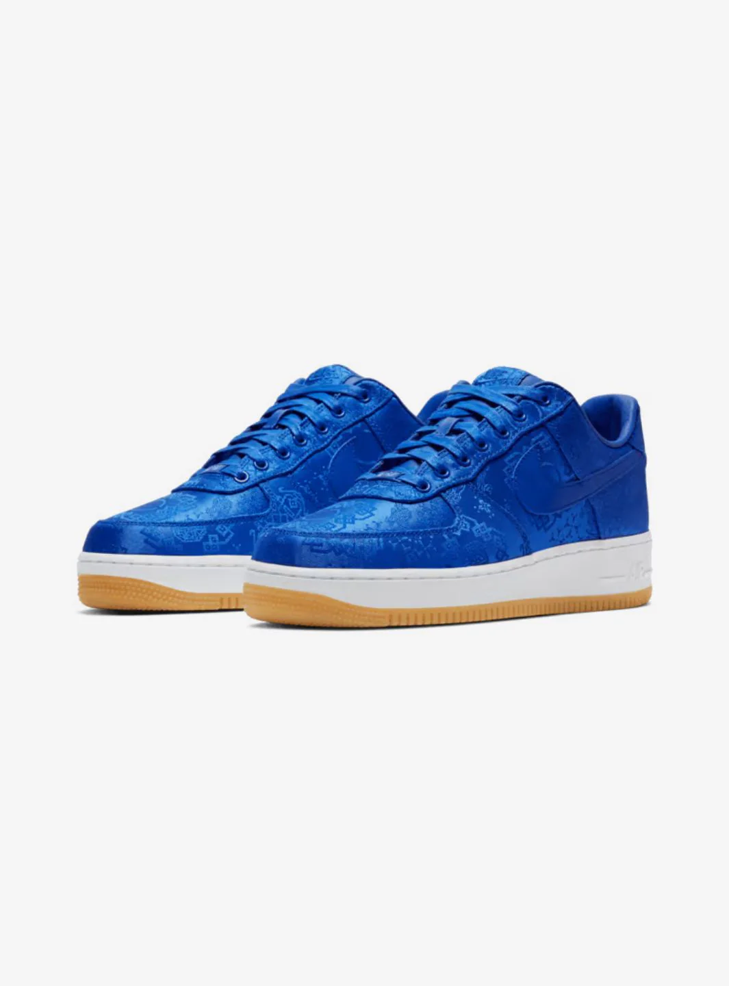 Nike Air Force 1 Low CLOT Blue Silk - Image 2