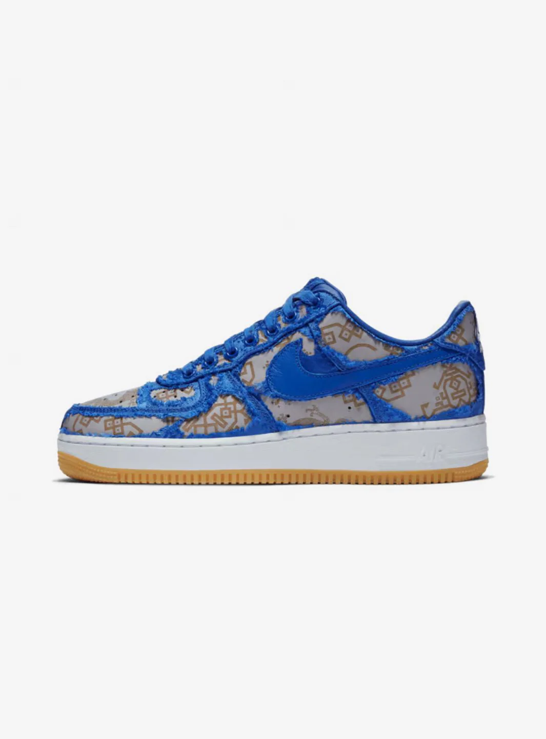 Nike Air Force 1 Low CLOT Blue Silk - Image 6