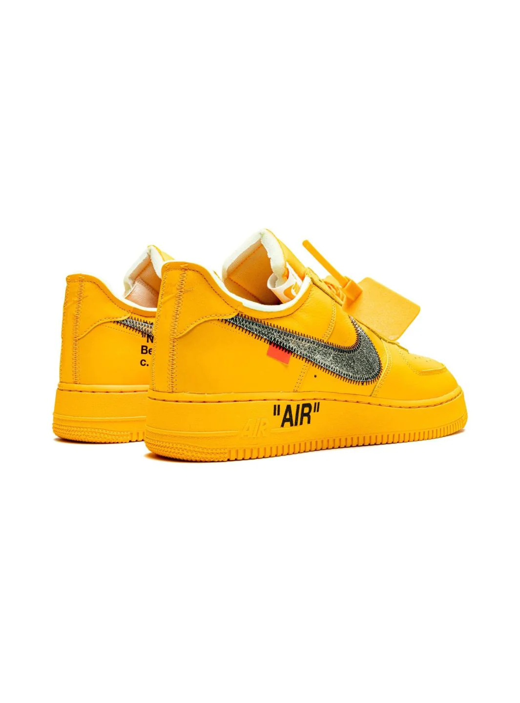 Nike Air Force 1 Low Off-White ICA University Gold - Image 3
