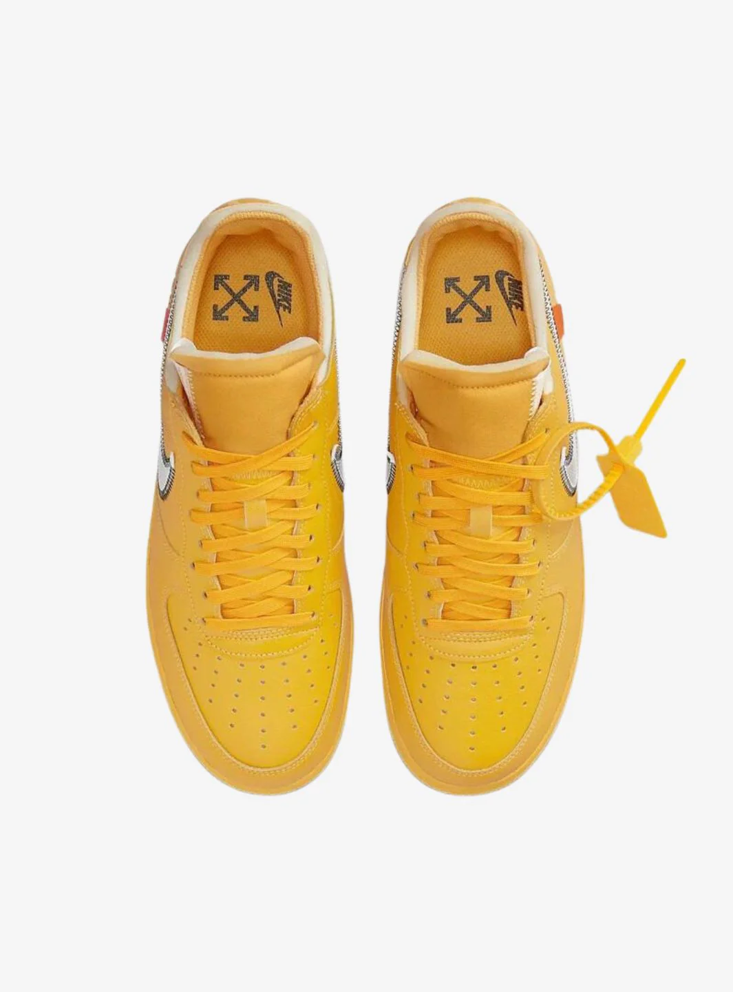 Nike Air Force 1 Low Off-White ICA University Gold - Image 5