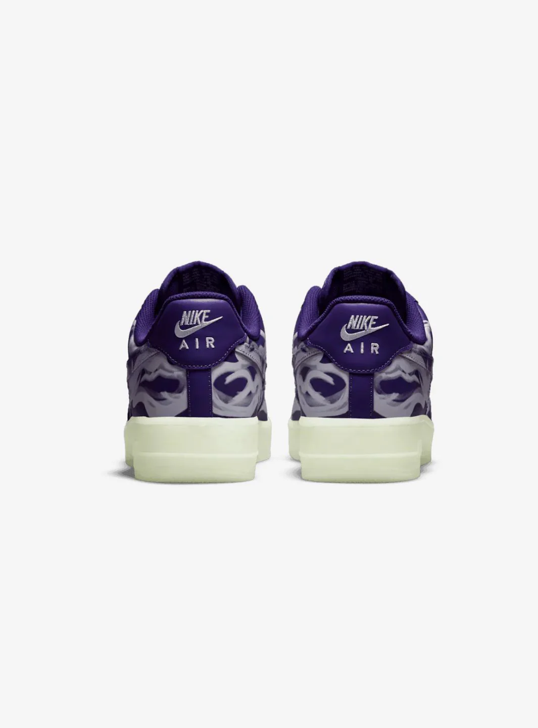 Nike Air Force 1 Low Purple Skeleton Halloween (2021) - Image 7