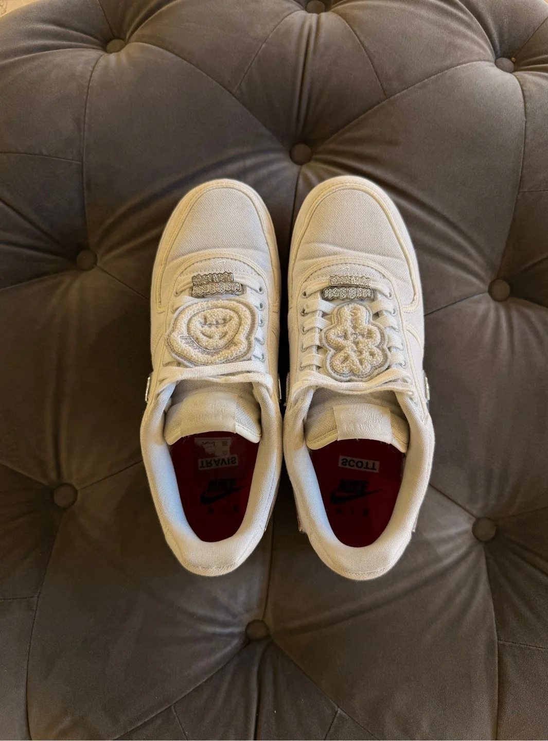 Nike Air Force 1 Low Travis Scott Sail - Usato 8.5/10 - Image 5