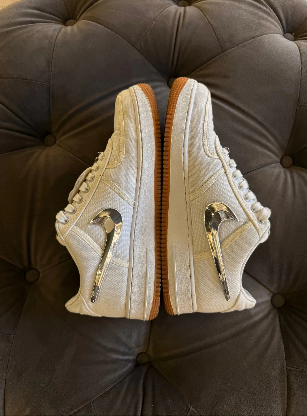 Nike Air Force 1 Low Travis Scott Sail - Usato 8.5/10 - Image 6