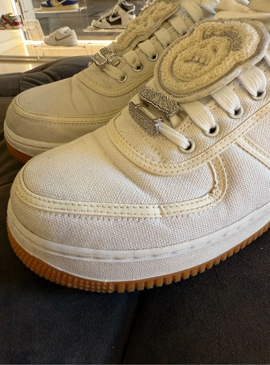 Nike Air Force 1 Low Travis Scott Sail - Usato 8.5/10 - Image 8