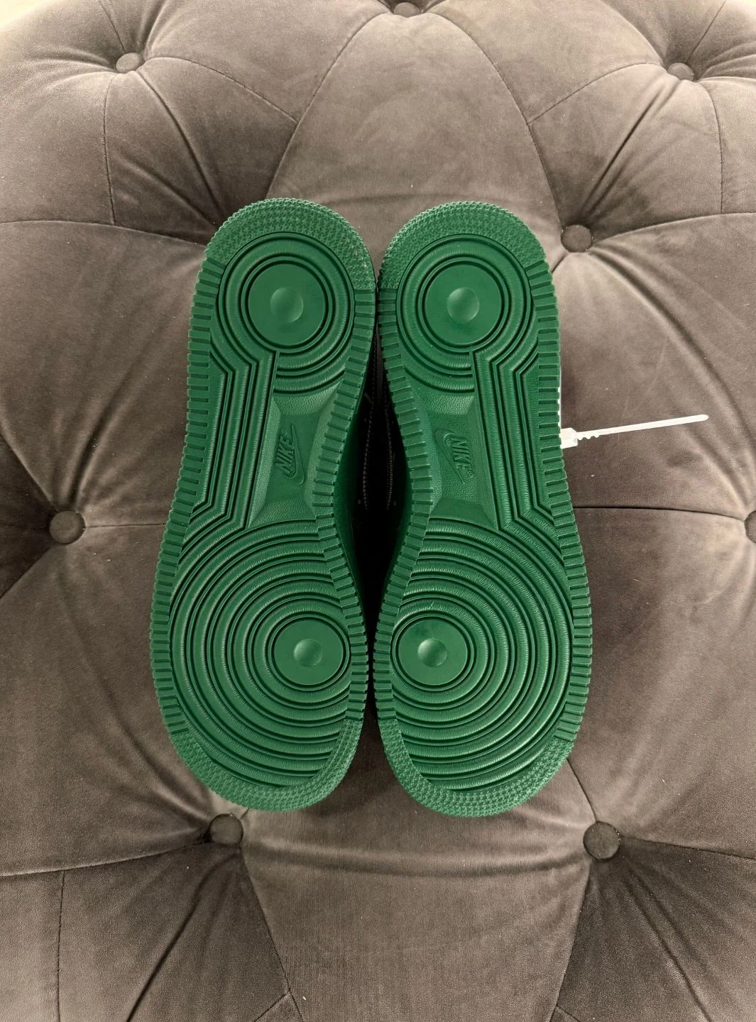 Nike Air Force 1 Low Virgil Abloh Archives Codes Pine Green - Usato 9.9/10 - Image 7
