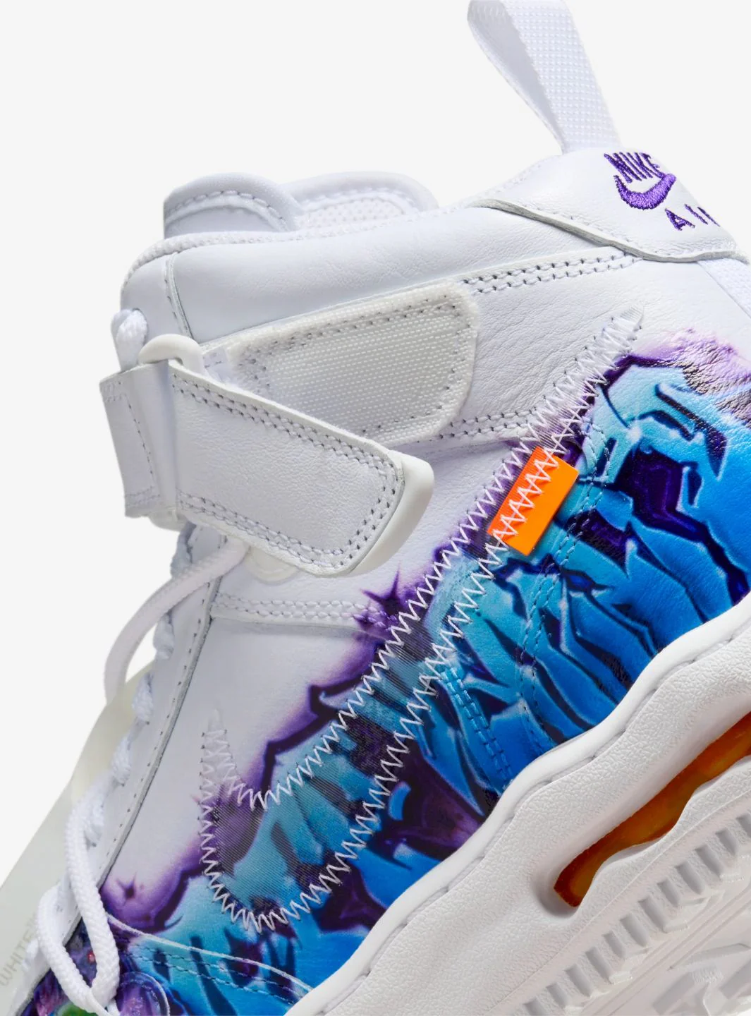 Nike Air Force 1 Mid Off-White Graffiti White - Image 5