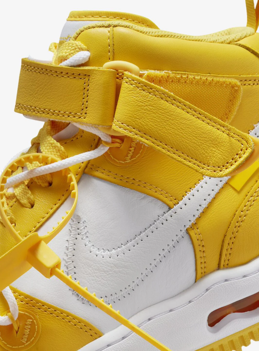Nike Air Force 1 Mid SP Off-White Varsity Maize - Image 6