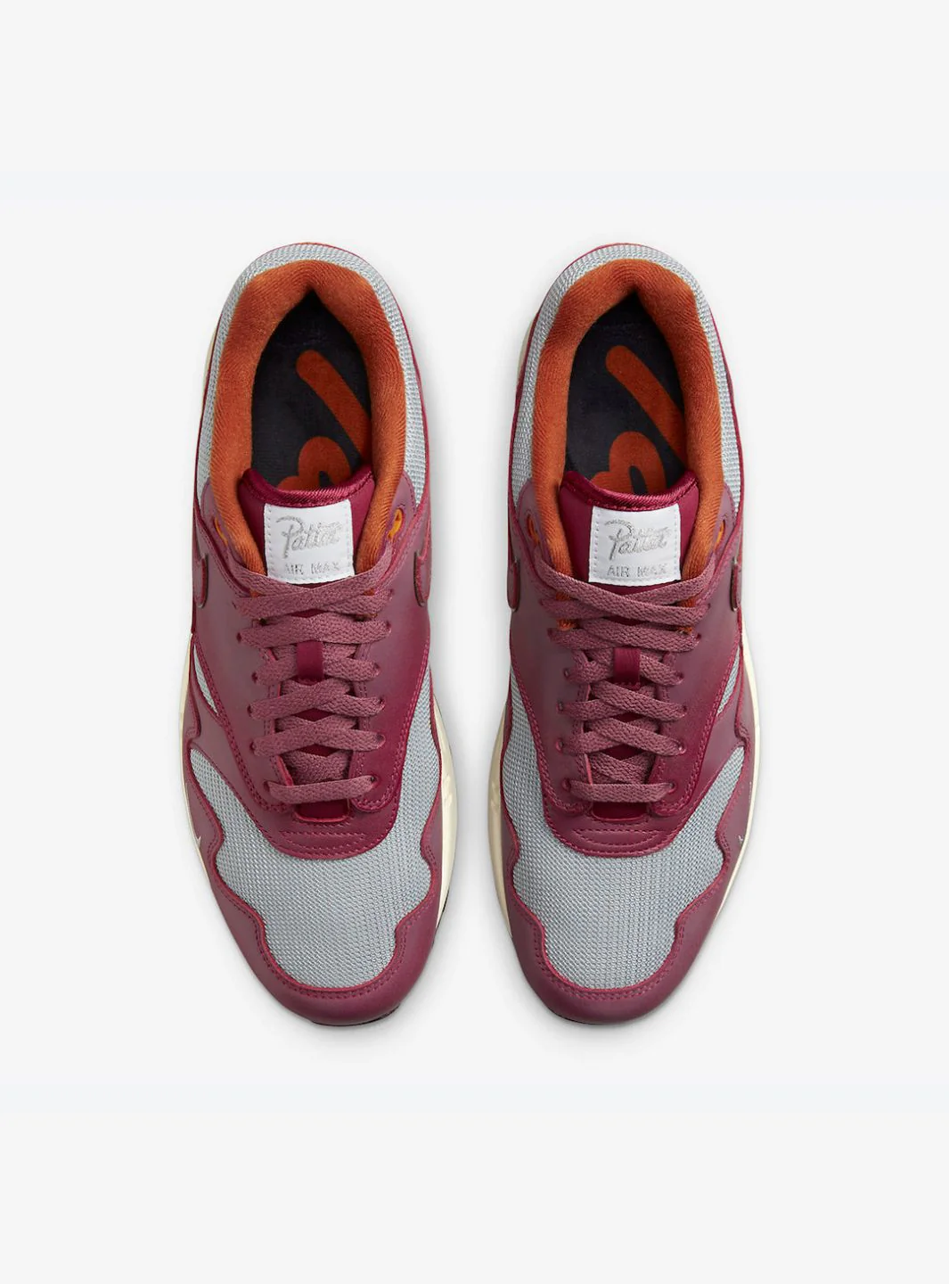Nike Air Max 1 Patta Waves Rush Maroon - Image 4