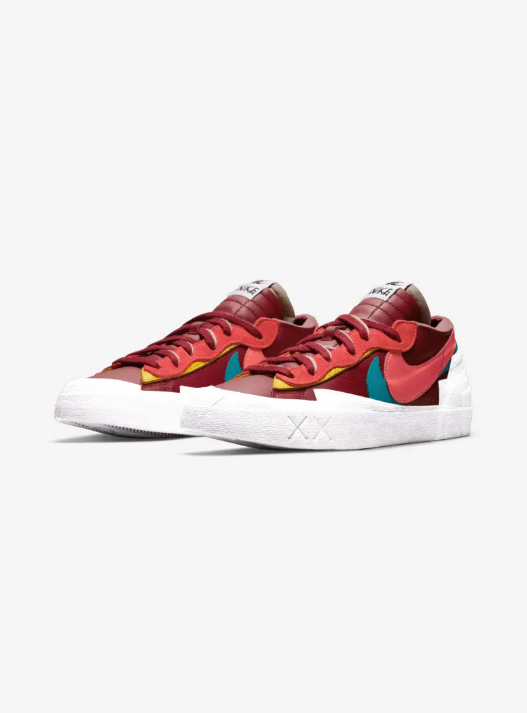 Nike Blazer Low Sacai KAWS Red - Image 2