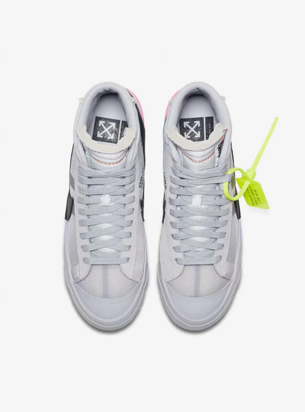 Nike Blazer Mid Off-White Wolf Grey Serena Queen - Image 4