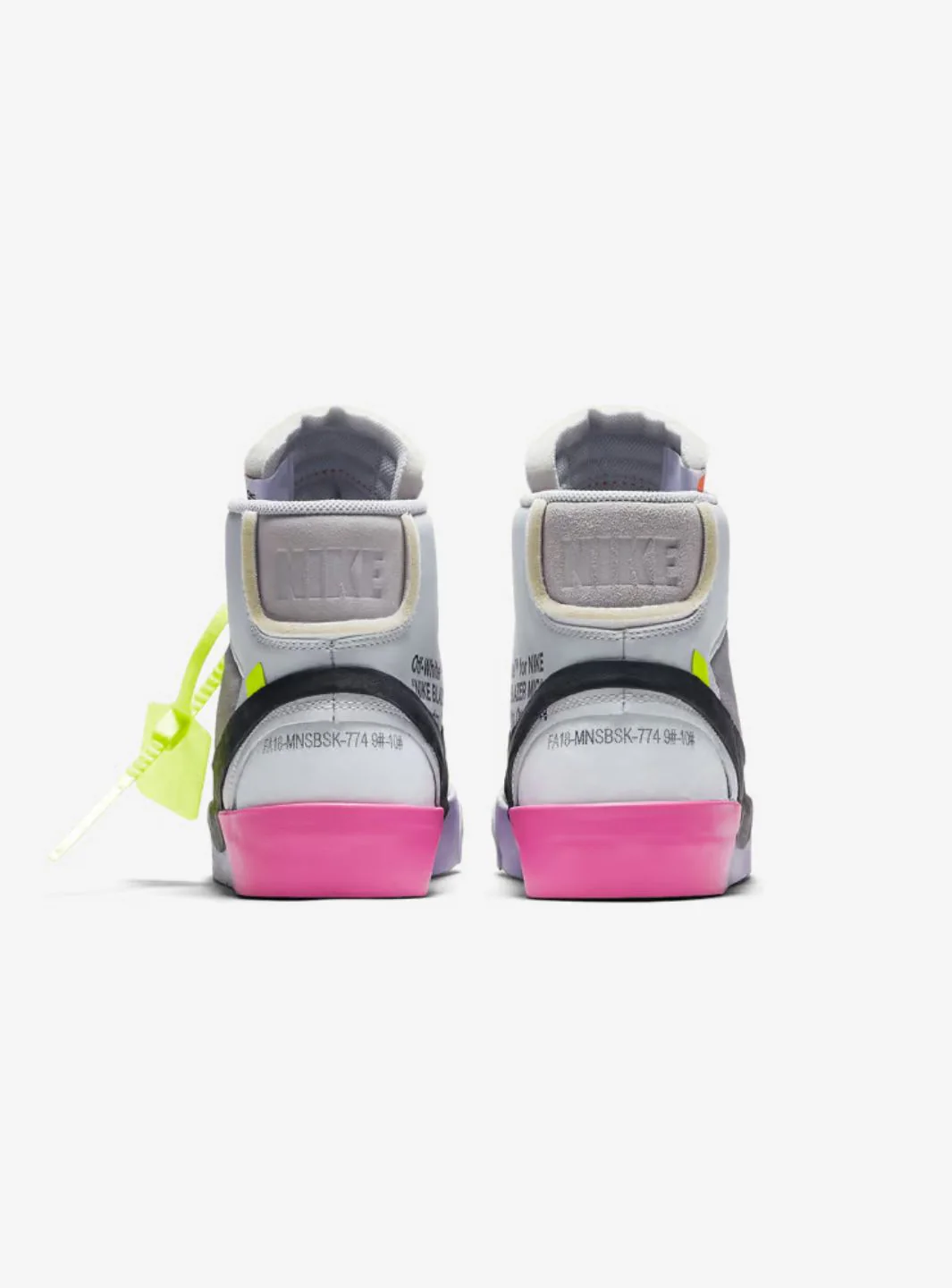 Nike Blazer Mid Off-White Wolf Grey Serena Queen - Image 5