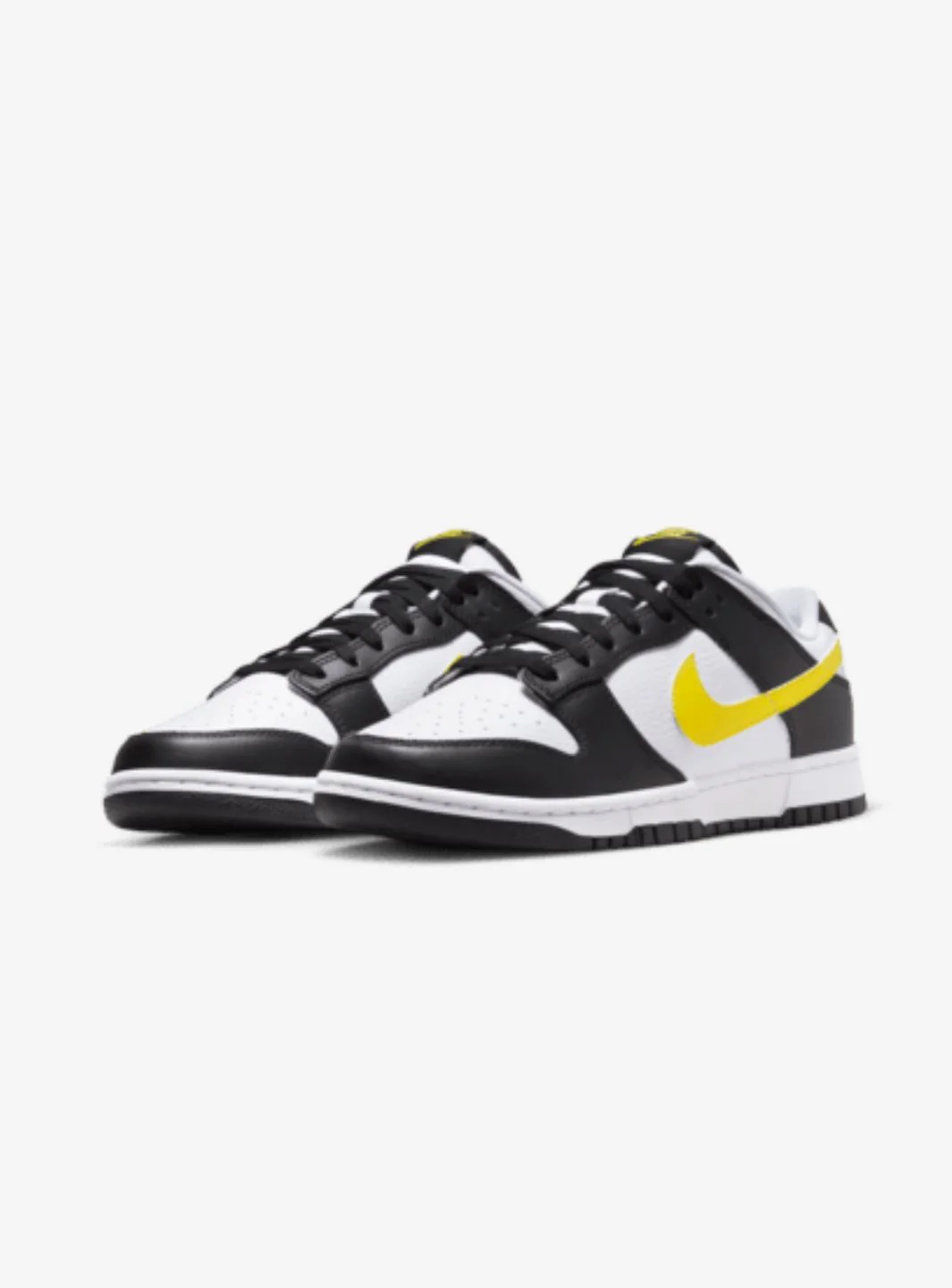 Nike Dunk Low Black Opti Yellow - Image 2