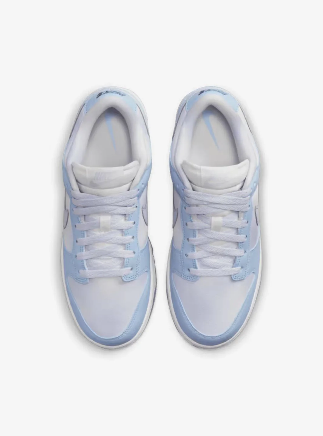 Nike Dunk Low Blue Airbrush Canvas - Image 4