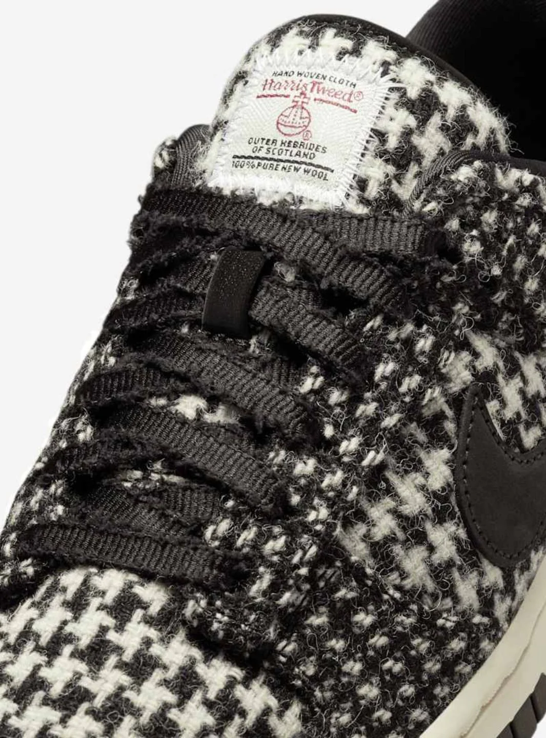 Nike Dunk Low Harris Tweed White Black Multi (W) - Image 3