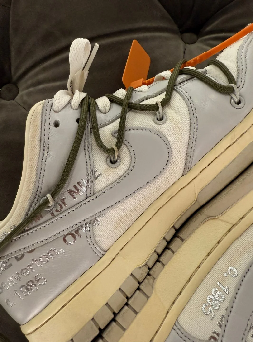 Nike Dunk Low Off-White Lot 22 - Usato 8.5/10 - Image 14