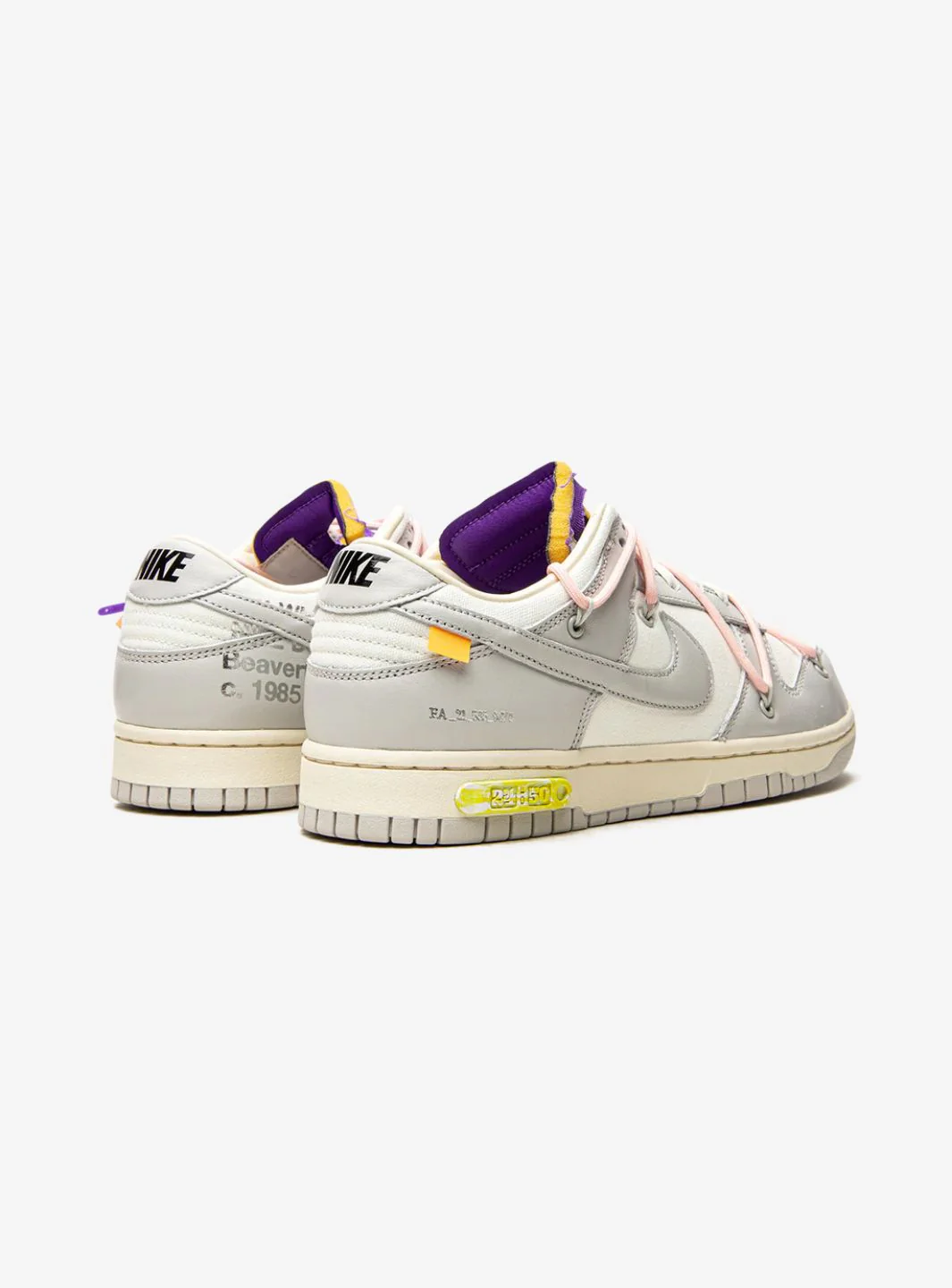 Nike Dunk Low Off-White Lot 24 - Image 3