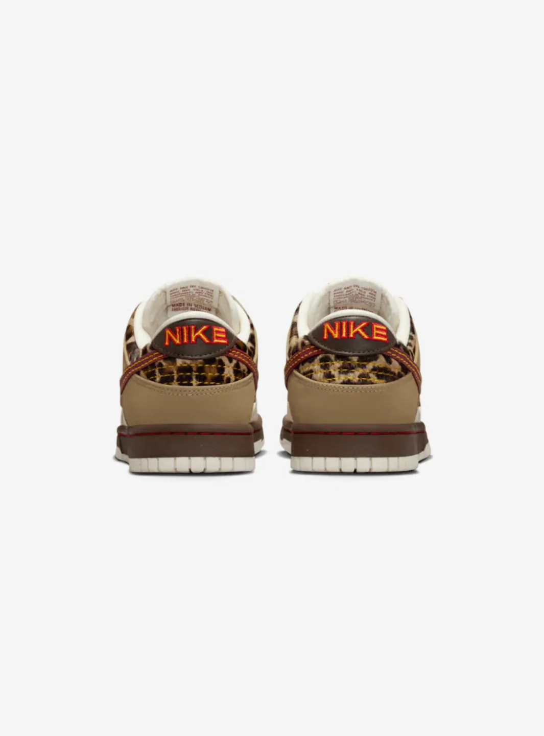 Nike Dunk Low Retro Khaki Team Red Pearl White (W) - Image 6