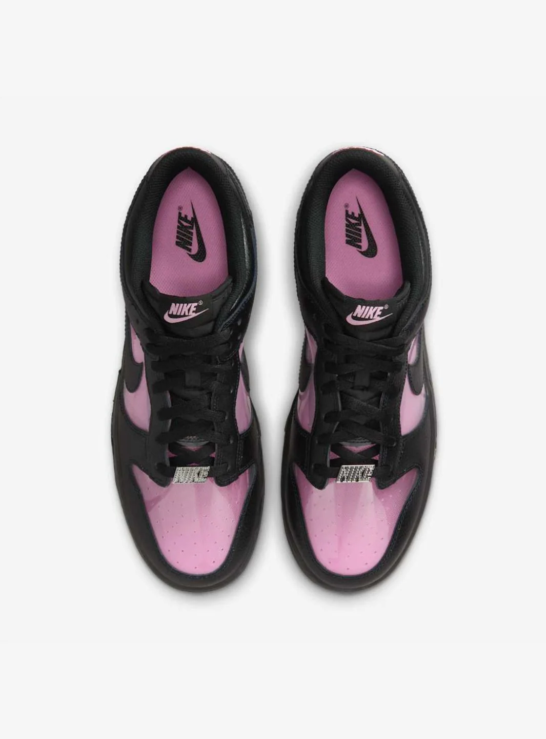 Nike Dunk Low Retro Transparent Black Pink Rise - Image 4