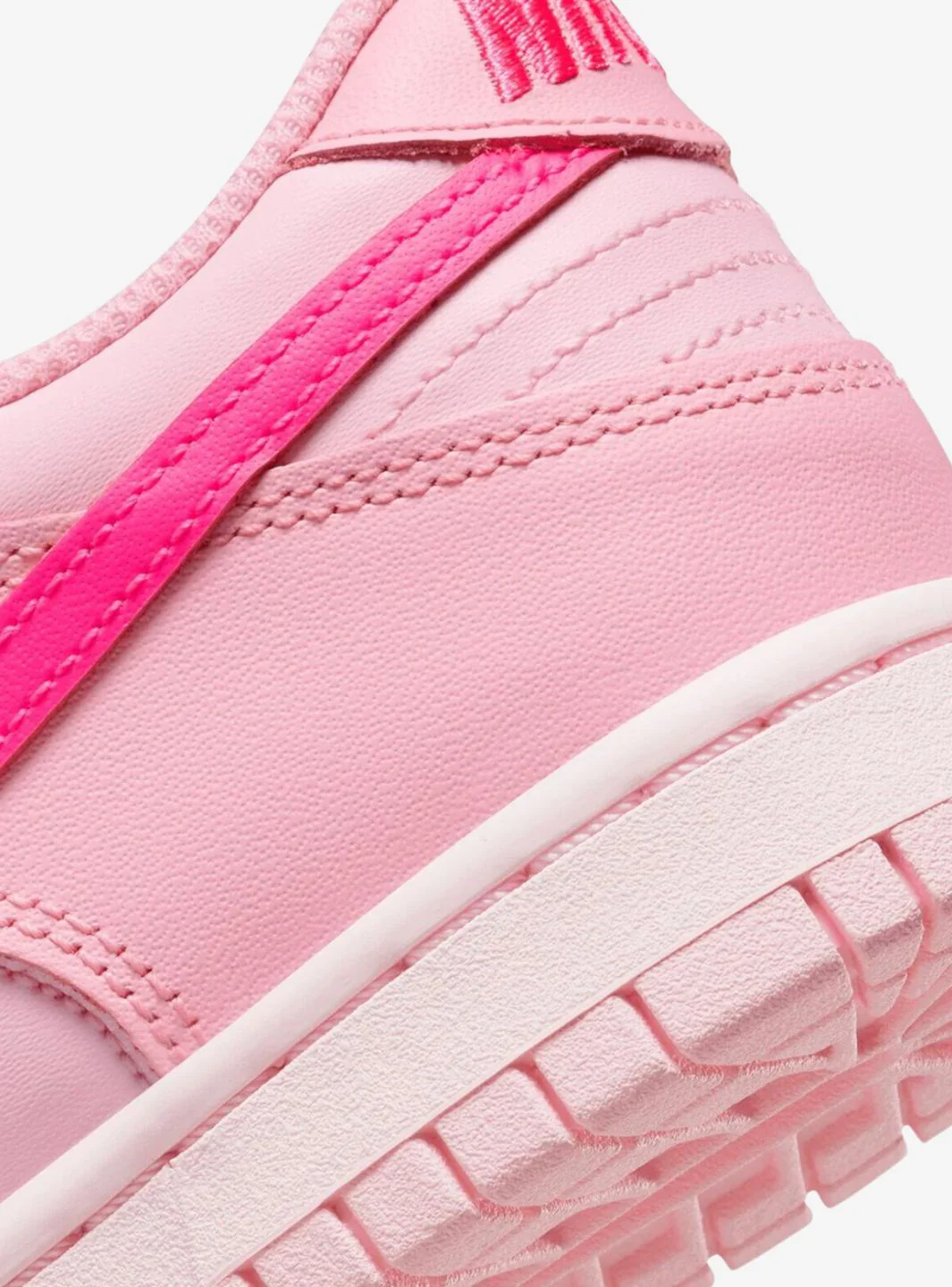 Nike Dunk Low Triple Pink (GS) - Image 6
