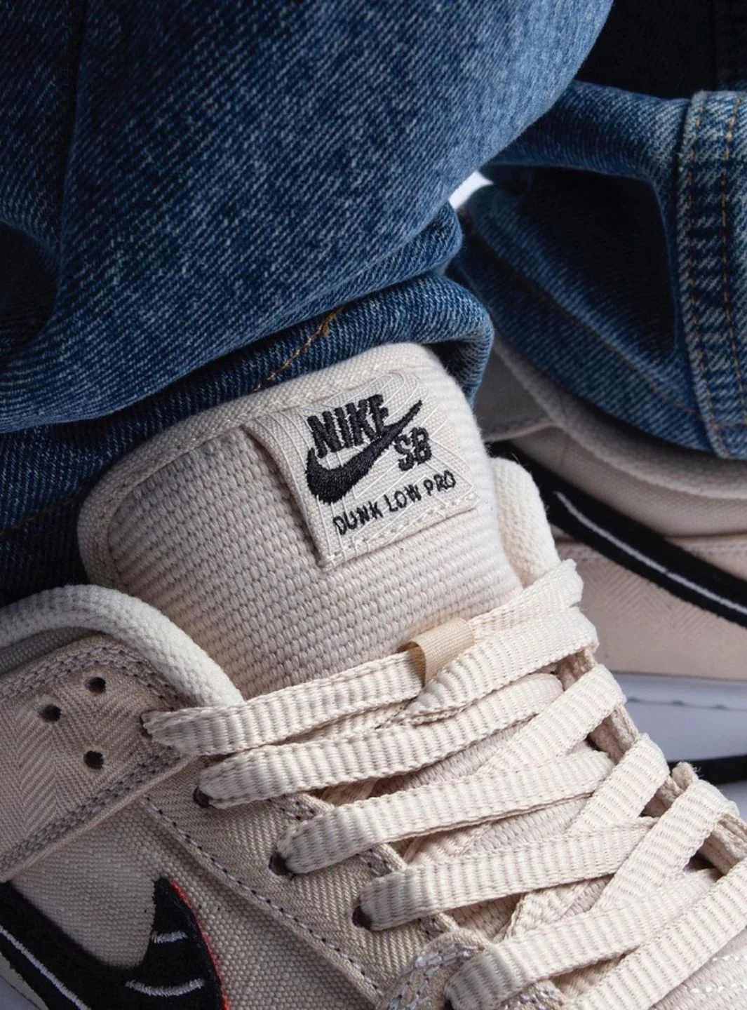Nike SB Dunk Low Albino & Preto - Image 7