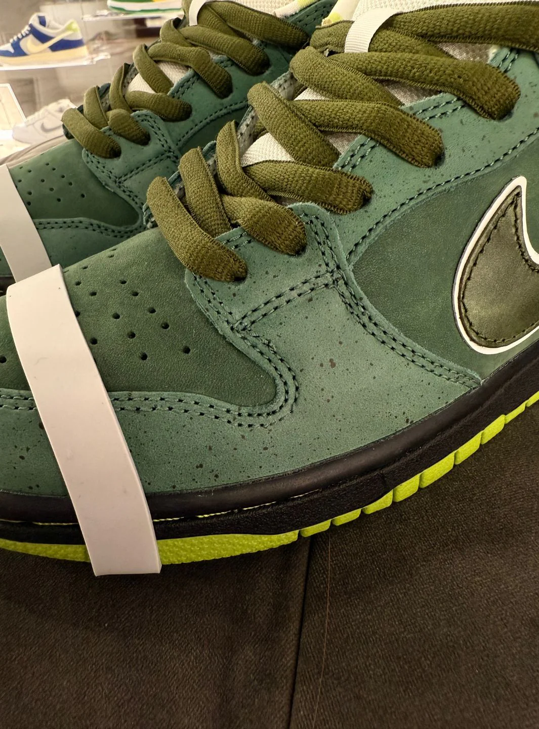 Nike SB Dunk Low Concepts Green Lobster (Special Box) - Usato 9.5/10 - Image 13