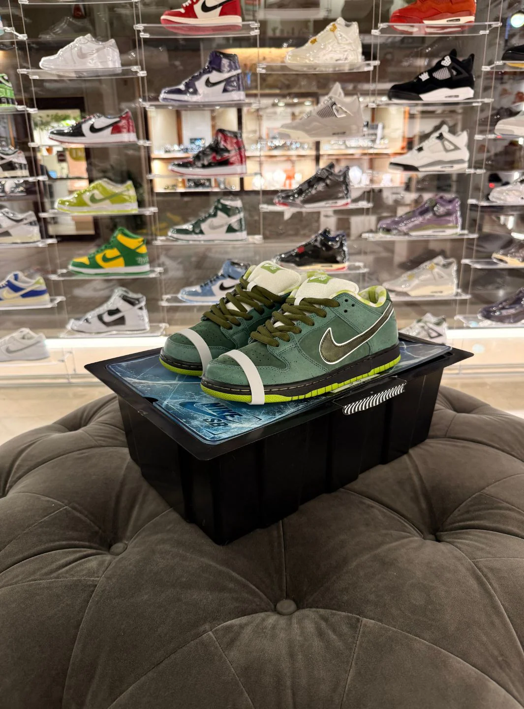 Nike SB Dunk Low Concepts Green Lobster (Special Box) - Usato 9.5/10 - Image 19