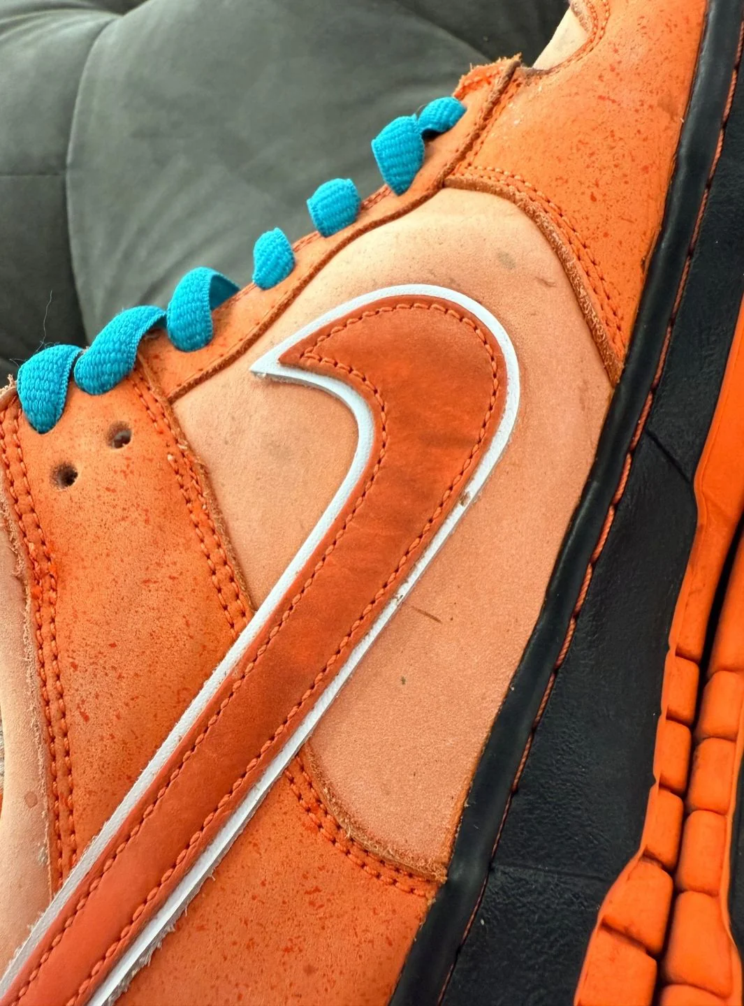 Nike SB Dunk Low Concepts Orange Lobster - Usato 8/10 - Image 13