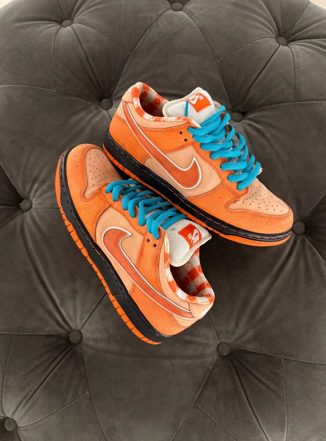 Nike SB Dunk Low Concepts Orange Lobster - Usato 8/10 - Image 2