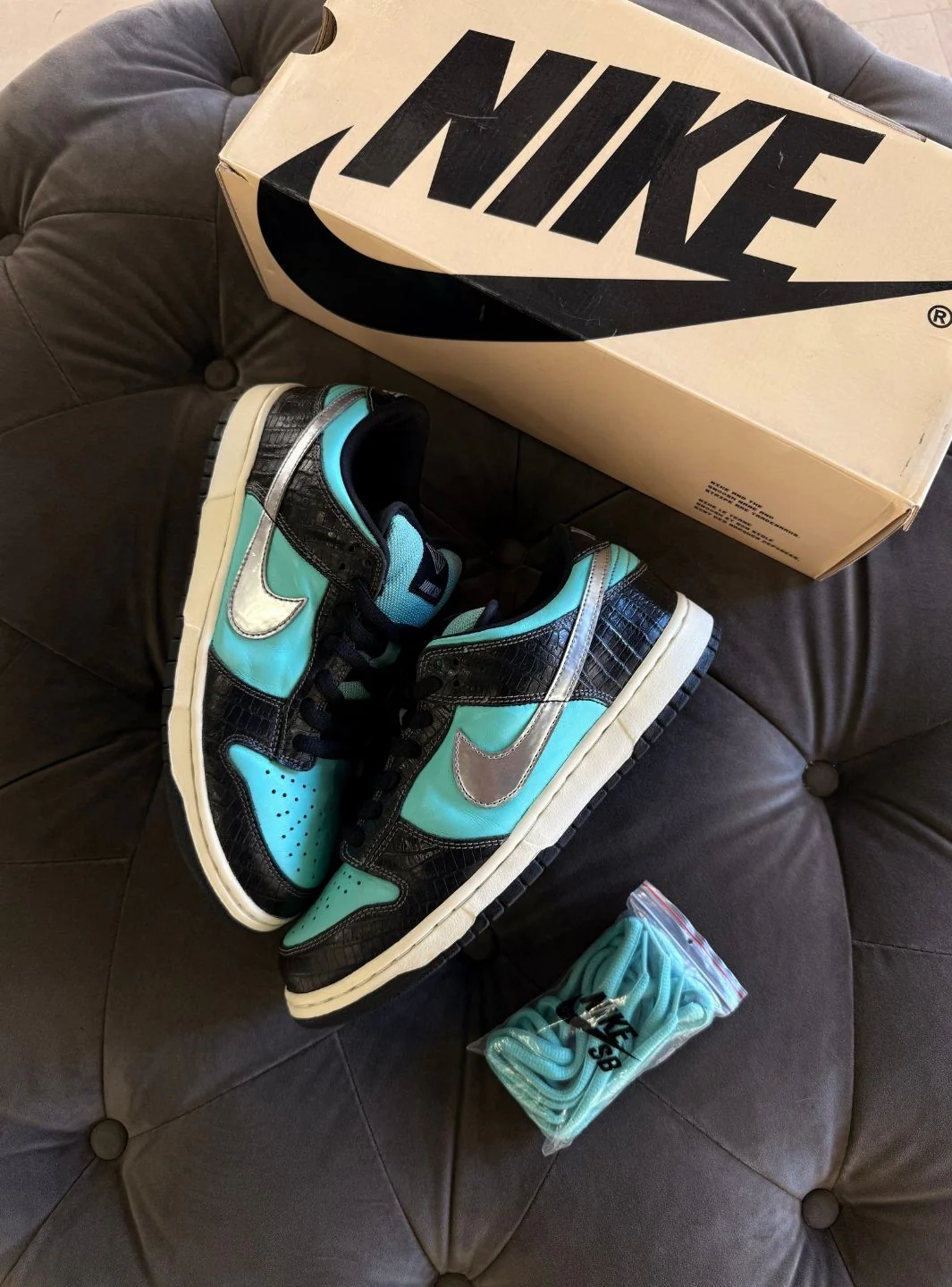 Nike SB Dunk Low Diamond Supply Co. - Usato 8.5/10 - Image 11